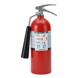 Extintor de CO₂ / Clasificación UL 2-B:C a 10-B:C / Capacidades 5 lb a 20 lb (2.27 kg a 9.07 kg) / Válvula de Cierre Integral / Bocina / Certificación Canadá / Uso en Baja Temperatura -22 °F (-30 °C) / 6.56 pies de alcance
