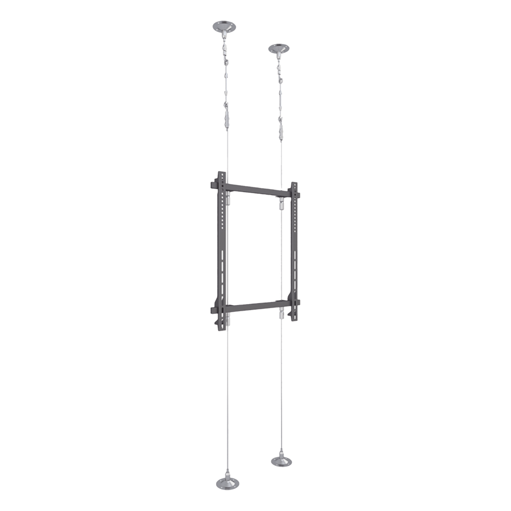 Soporte de Montaje Suelo a Techo / Pantallas 32" ~ 75" / Carga Máxima 30 kg / VESA 400 x 600 mm / Cableado de Acero