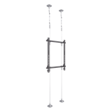 Soporte de Montaje Suelo a Techo / Pantallas 32" ~ 75" / Carga Máxima 30 kg / VESA 400 x 600 mm / Cableado de Acero