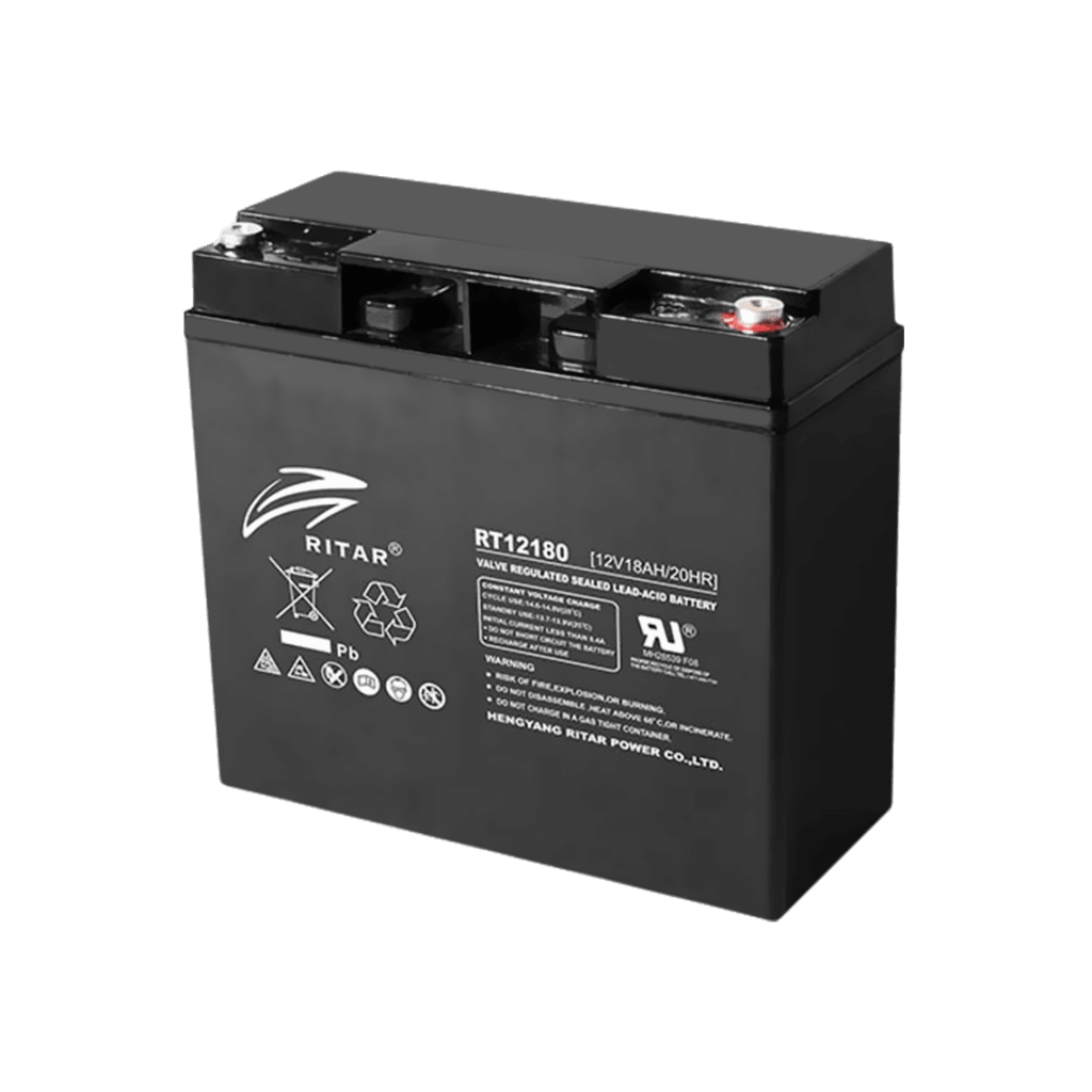 BateríasEPCOM POWER LINE BY RITARRT12180Batería 12V 18Ah AGM - VRLA para UPS Trifásicos y Sistemas Críticos | RITAR RT12180 - SILYMX