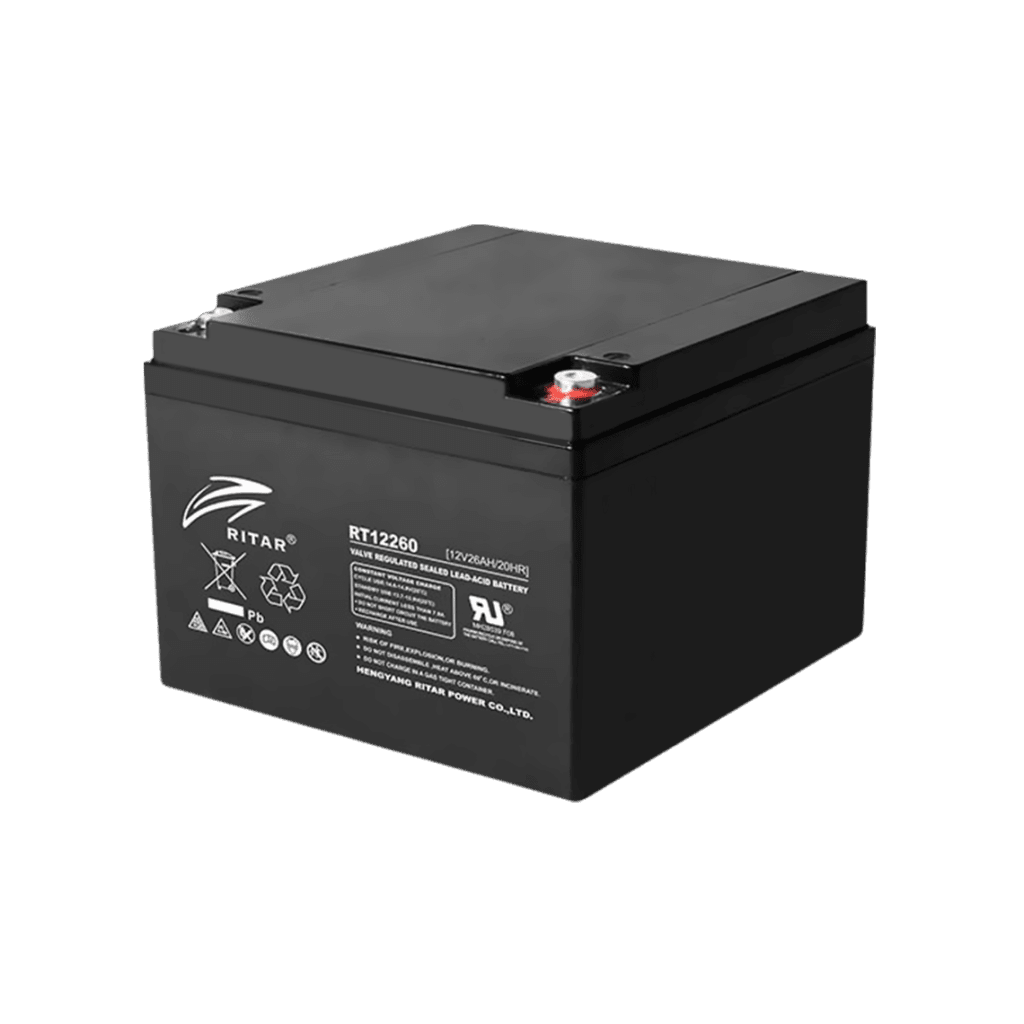 UPS / No BreakCYBERPOWERRB1226Batería 12V 26Ah CyberPower RB1226 · VRLA · Para UPS Trifásico · Vida Útil 6–8 Años · Alta Corriente de Descarga - SILYMX