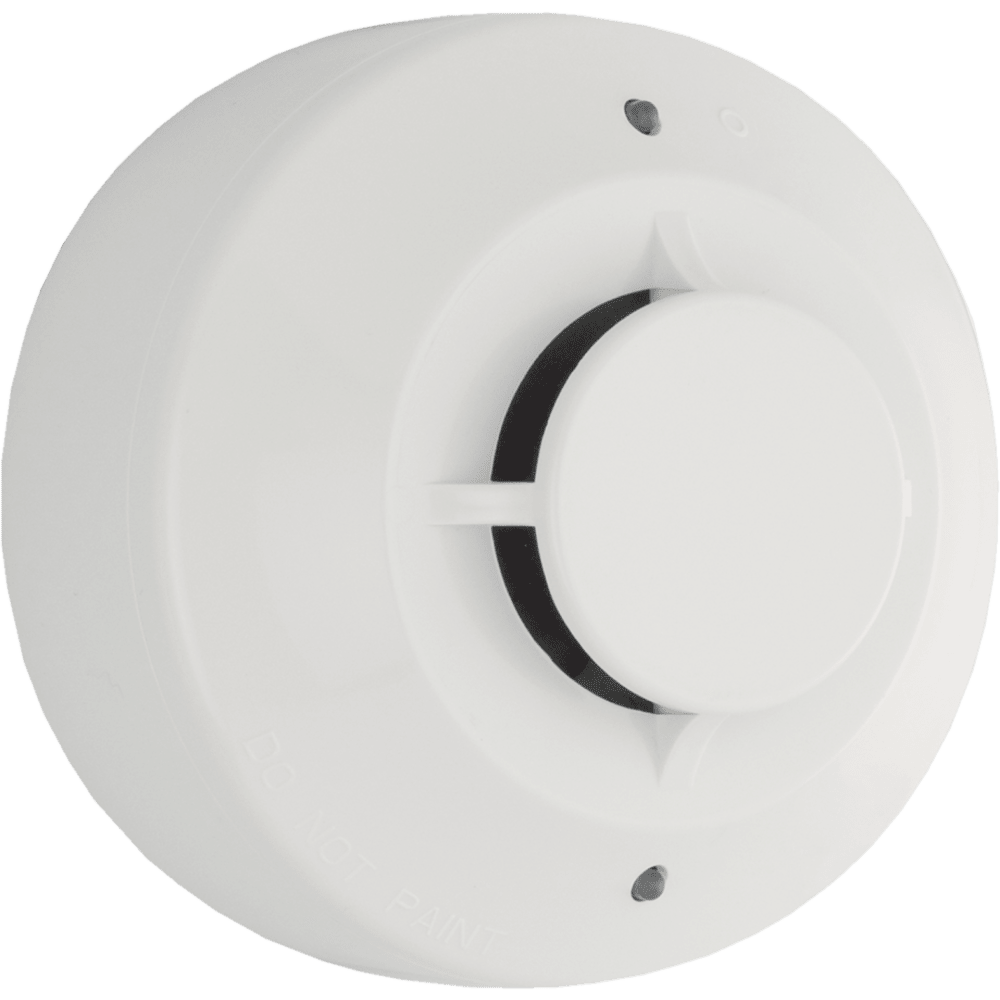 Detector fotoeléctrico de humo inalámbrico direccionable con base incluida, para red mallada SWIFT