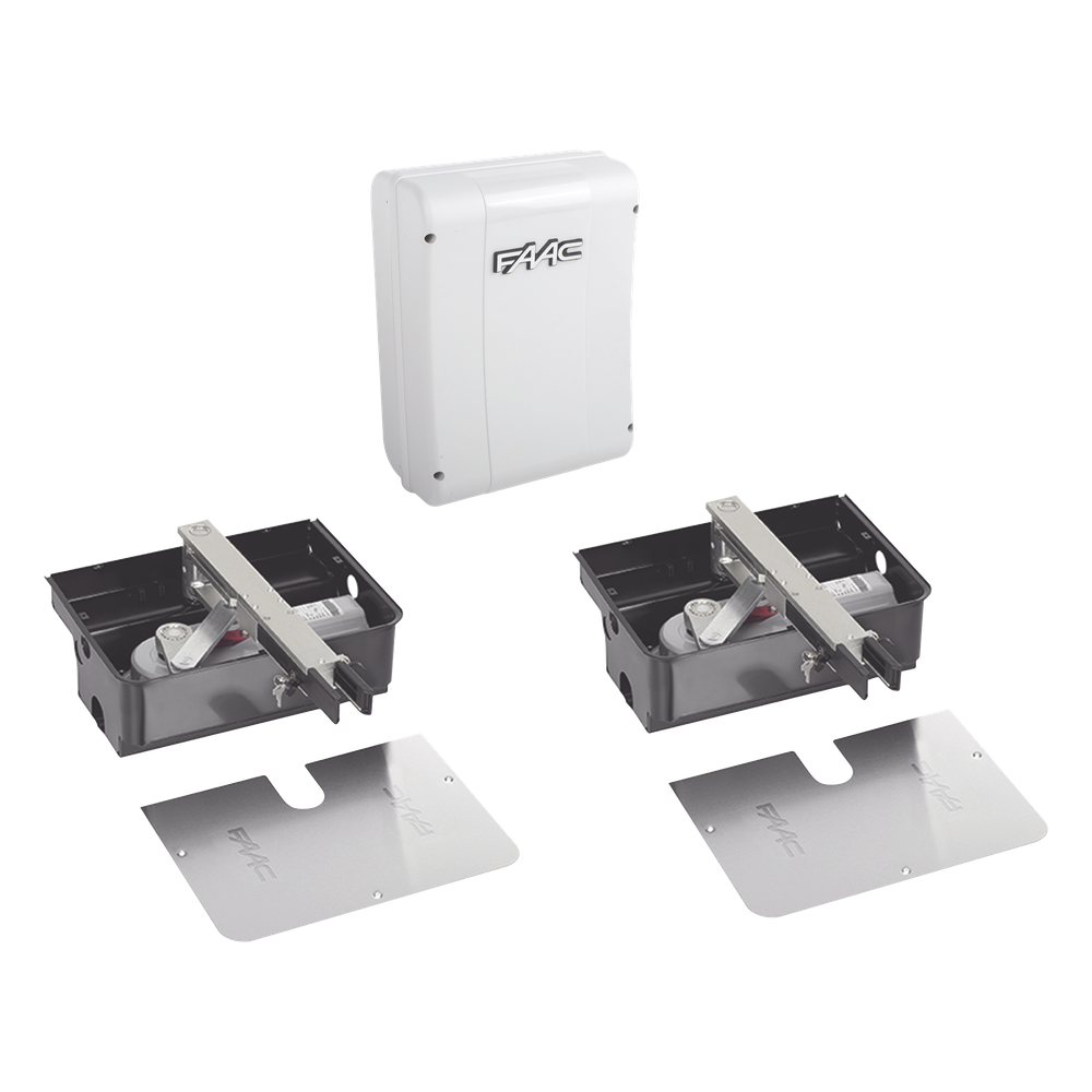 Kit de Operadores Subterraneos FAAC 770N 24V para Puertas Abatibles / Para Puertas de Hasta 3.5 Metros 