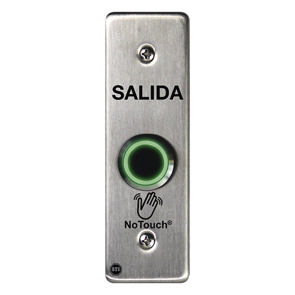Interruptor IR sin contacto / Acero inoxidable 304 / Montaje delgado 4.5 x 4.5 x 0.26 pulgadas / Salida relé ajustable 0.5-20 s / Contacto seco tipo C