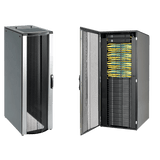 Racks CerradosHOFFMANPNC20811BGabinete Rack ProLine ConnecTek 42 UR / 2000 x 800 x 1100 mm Con Capacidad 1134 kg Acero, Color Negro Con Organizadores Laterales Frontal y Traseros Incluidos - SILYMX