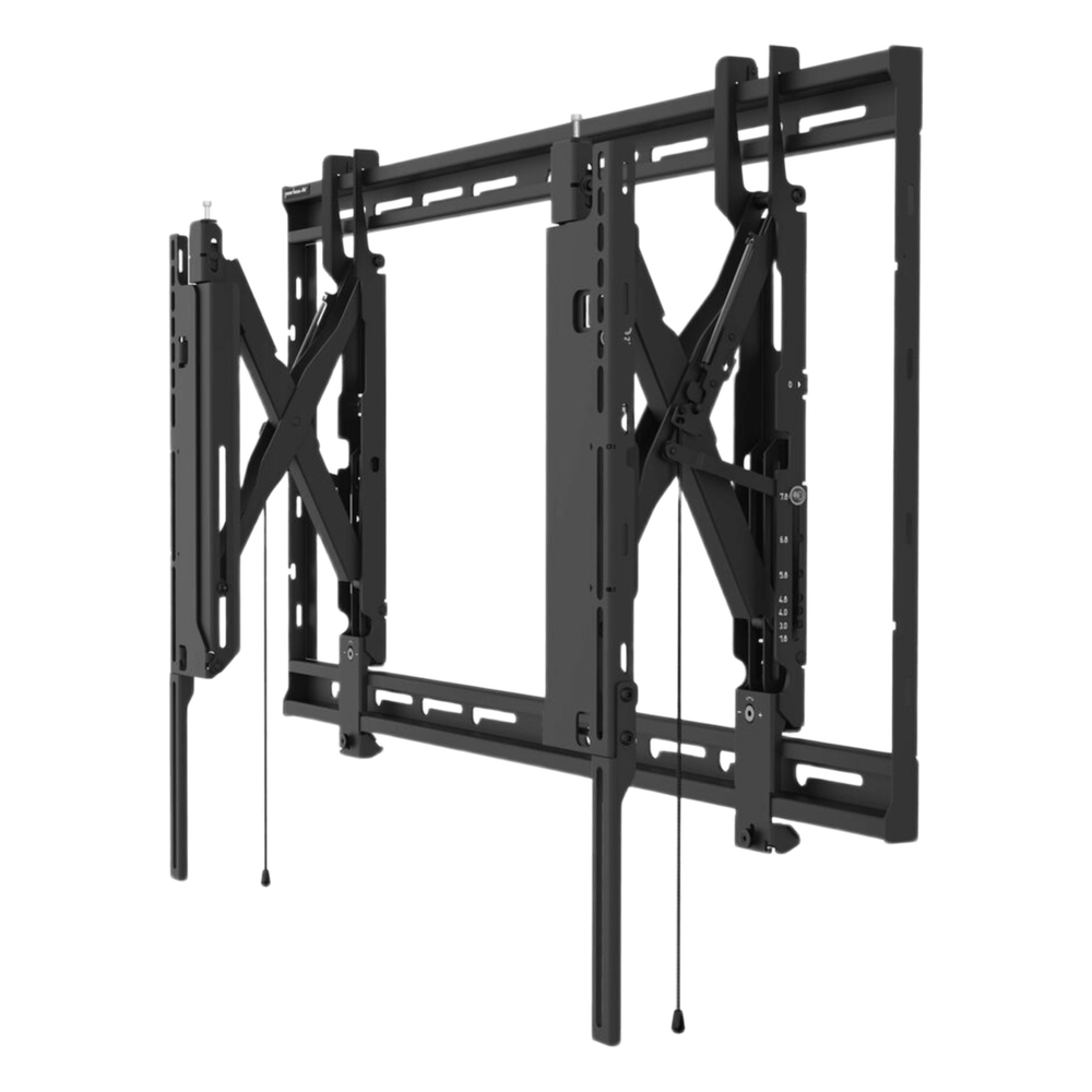 Soporte de Pared Tijera Universal para Pantallas / 49 a 120 pulgadas / Extensión 12.8" (325 mm) / Carga 250 lb (113.4 kg) / VESA 200x100 a 1000x600 mm / Ajuste Post-Instalación