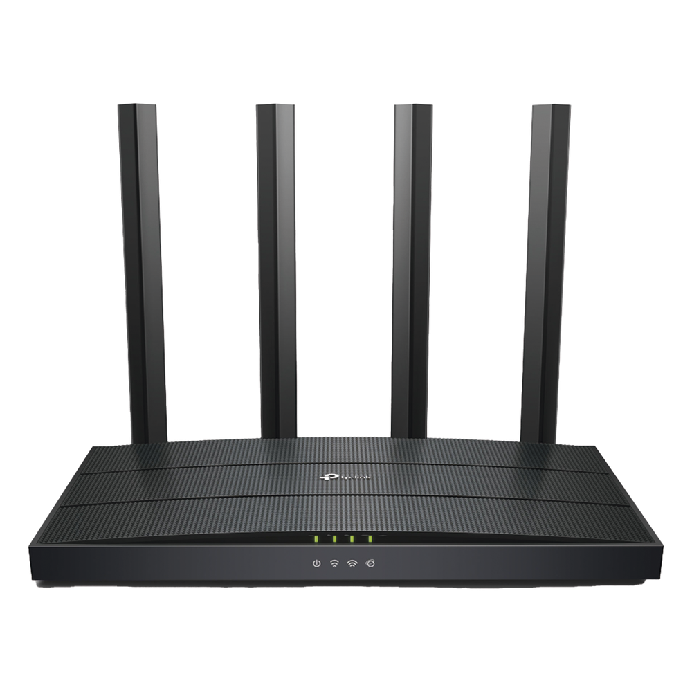 Router WiFi 6 / AX1500 / 4 Flujos / 4 Antenas Externas / 1 WAN Gigabit + 3 LAN Gigabit / OFDMA / Beamforming / WPA3 / EasyMesh