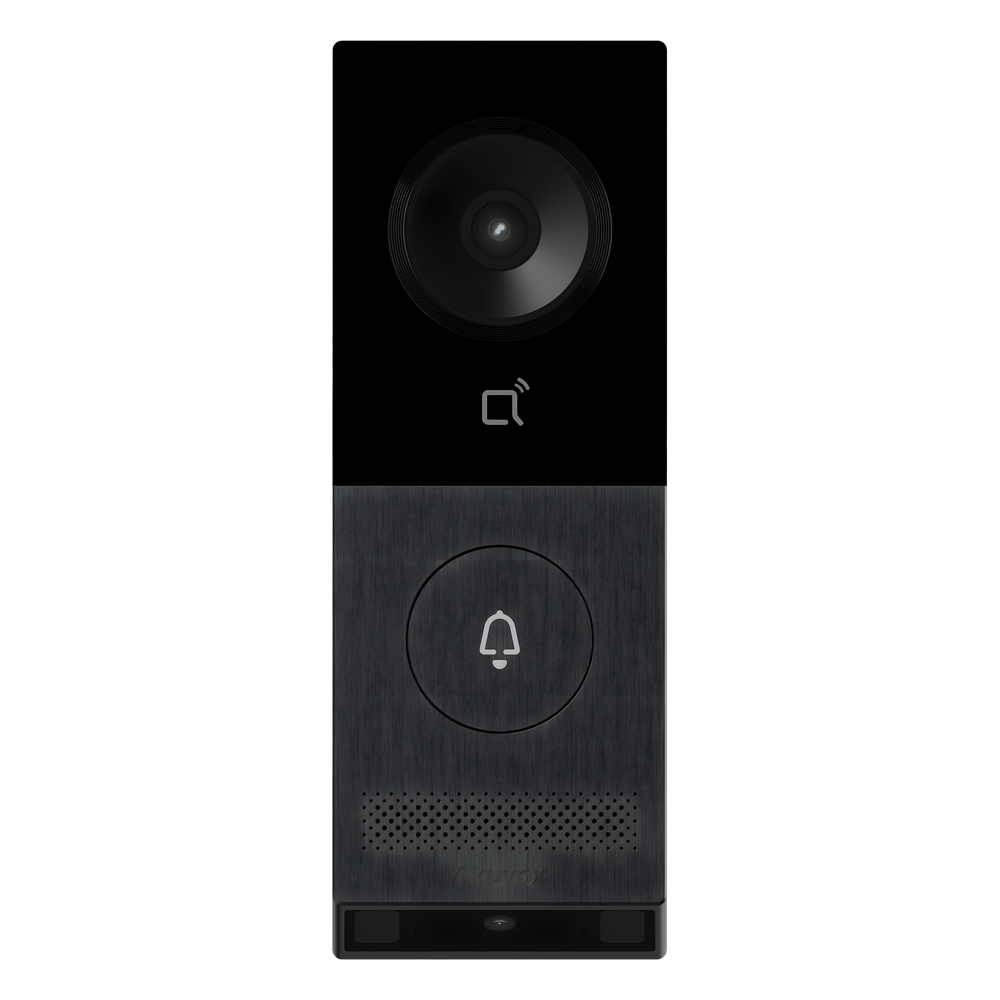 Videoportero IP / 5 Megapixel + 2 Megapixel / Ángulo 150° / Detección de Paquetes / Escaneo QR / PoE 802.3at / IP66 / IK08
