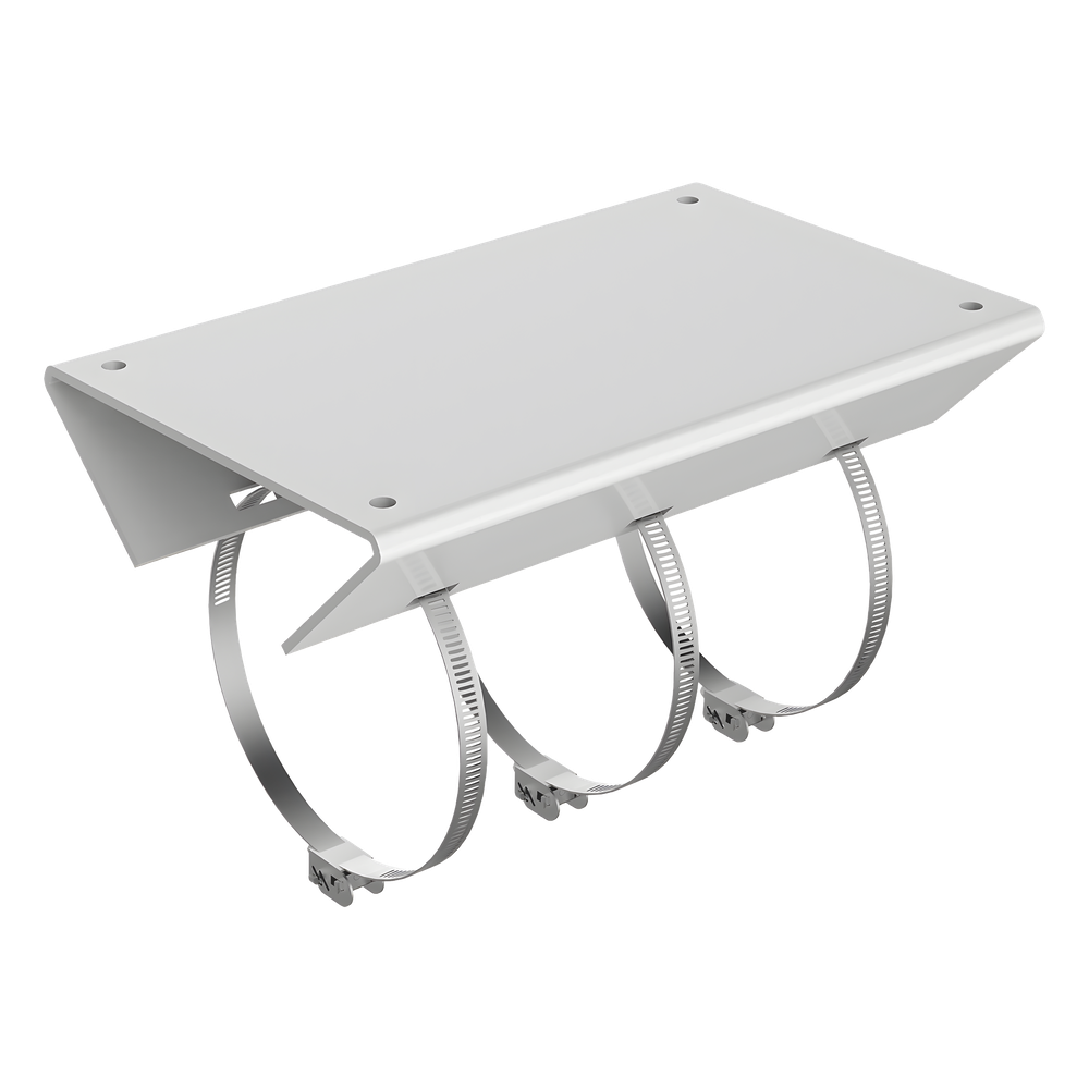 Montaje de Poste para Exterior / Brazo Extensible 305mm (12in) / Aleación de Aluminio / IP66 / Compatible con 30+ Modelos PTZ