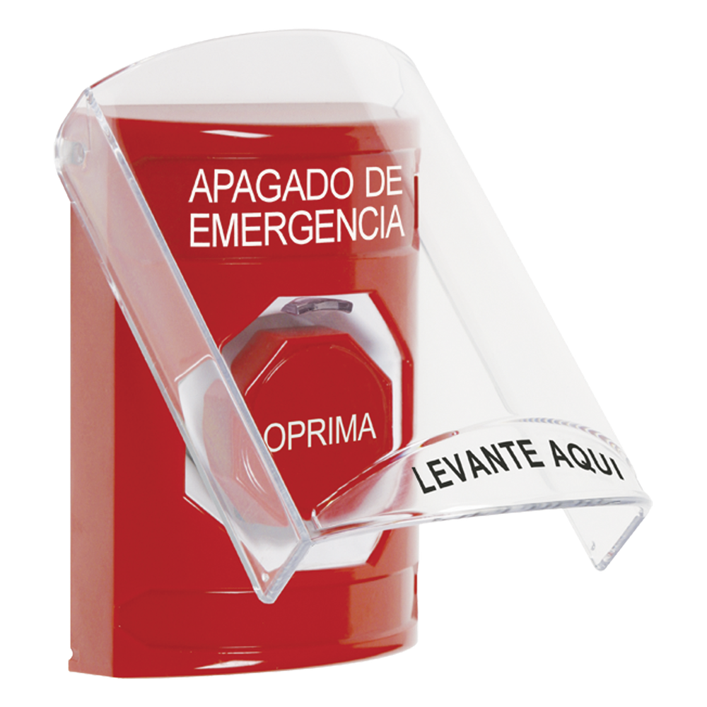 Botón Multipropósito / Apagado de Emergencia / Llave para Reset / Bocina Integrada / 2 Relevadores NO/NC / Interior / -40°C a 121°C / Tapa de Policarbonato