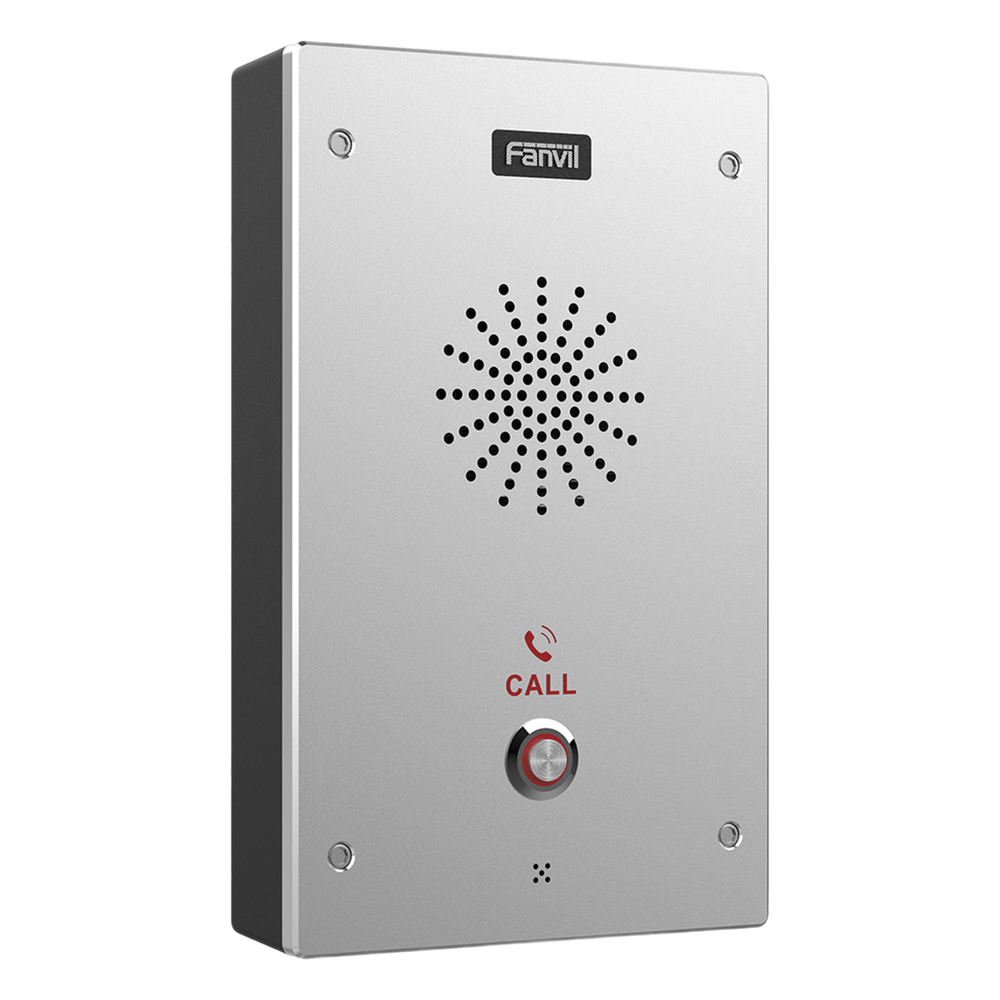 Intercomunicador IP / 2 Líneas SIP / PoE / IP65 / IK10 / Altavoz 3 W / 2 Relevadores 12V DC / Anti-Vandálico