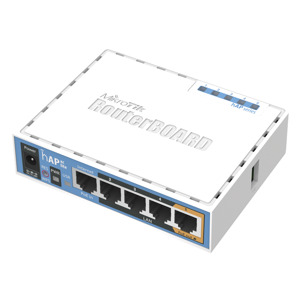 Punto de Acceso / 5 Puertos Fast Ethernet / WiFi Dual 2.4GHz 300Mbps + 5GHz 433Mbps / PoE Pasivo / USB 3G/4G / -30°C a 70°C / 4.4 x 3.5 x 1.1 pulgadas