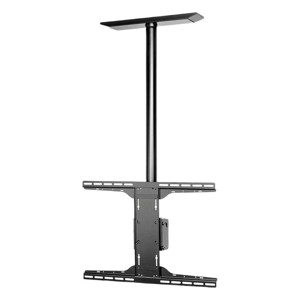 Soporte de Techo Universal / Pantallas 32" a 90" / Carga 68.2 kg (150 lb) / Patrón 600 x 400 mm / Columna 91.4 cm (36") / Inclinación -5° a 20° / Giro 360°