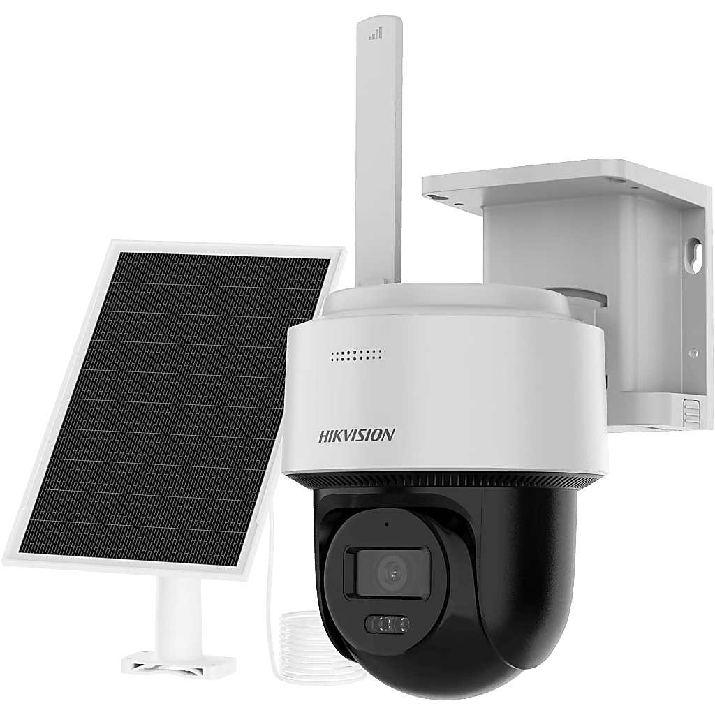 Cámara Solar PT IP / 4 Megapixel / AOV / Dual Light 30 m (98.4 ft) / Audio Bidireccional / IP66 / Panel Solar 8W + Batería 9000 mAh