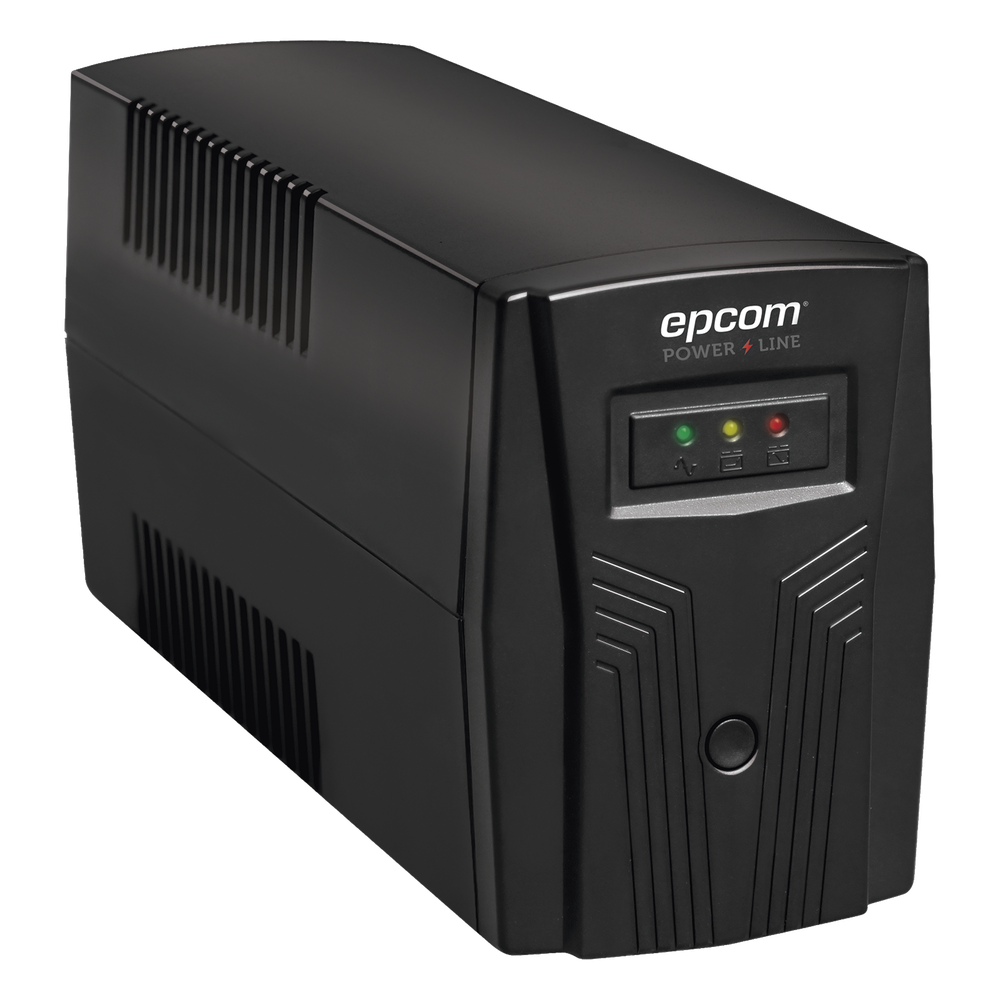 UPS de 500VA/300W / Regulador de Voltaje AVR / Batería de 7 Ah / 4 Tomas NEMA 5-15R / Display de LED