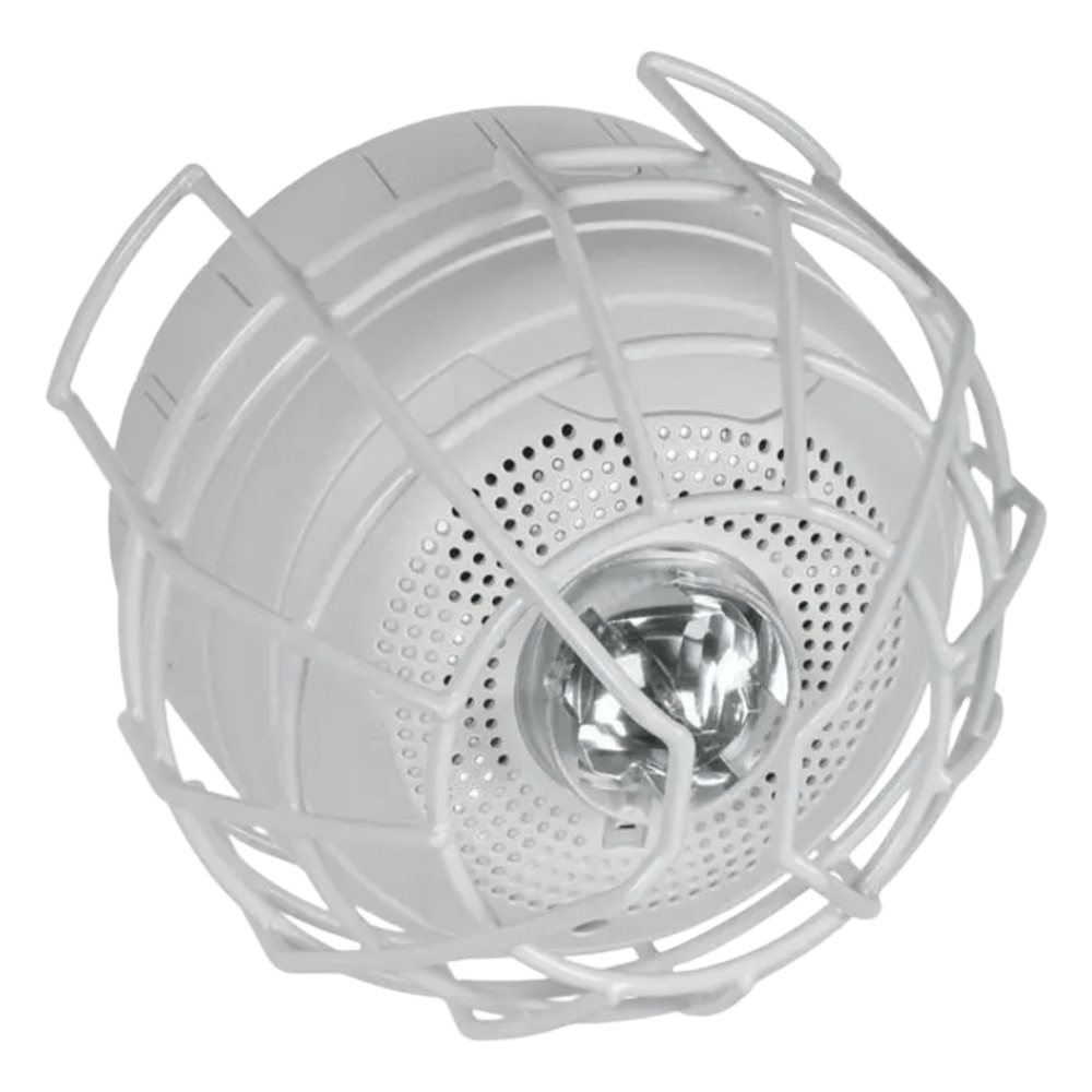 Protector de Rejilla Anti-Vandalismo / 8.55"x8.55"x6.23" (217x217x158 mm) / Alambre Acero Calibre 9 / Montaje Superficie Techo / Uso Interior