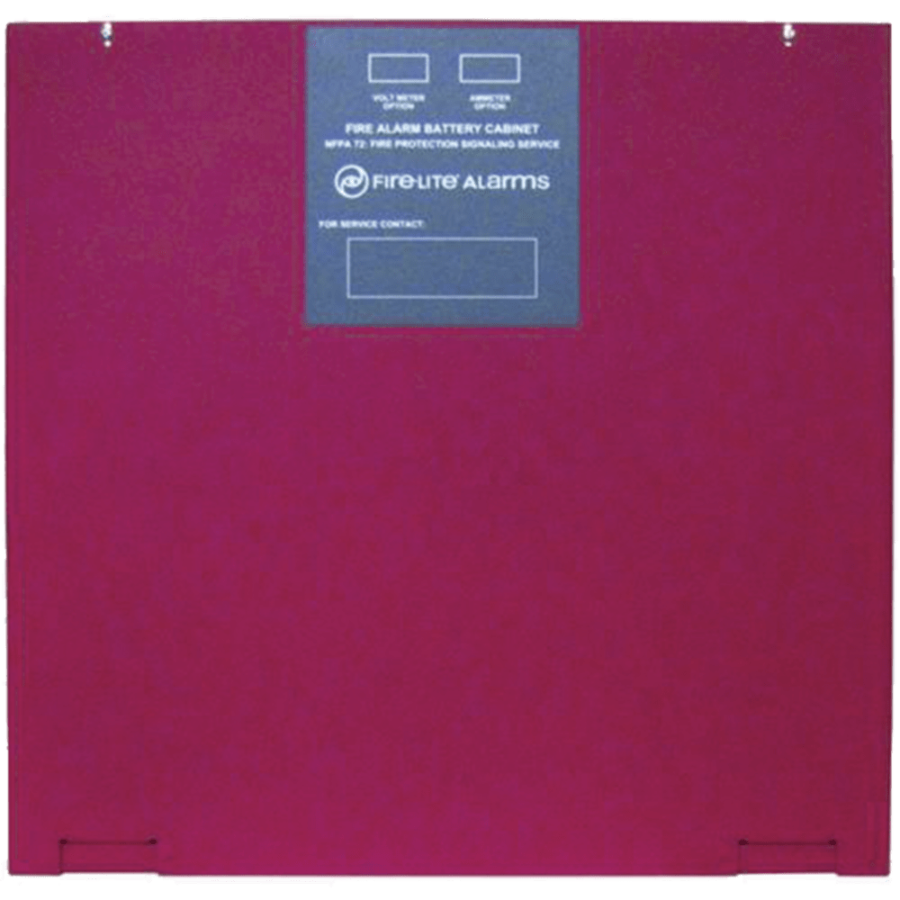 Gabinete metálico para dos baterías de respaldo de 26 Ah, compatible con cargador CHG-75