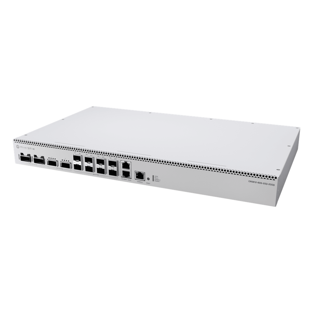 Switch / 400 Gbps / 8x SFP56 50G / 2x QSFP56 200G / 2x QSFP56-DD 400G / ARM Quad-Core 2 GHz / 4 GB RAM / Rackmount