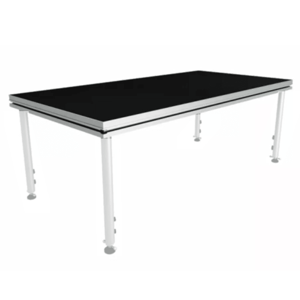 Tarima modular para escenario | 2 metros x 1 metro | aluminio