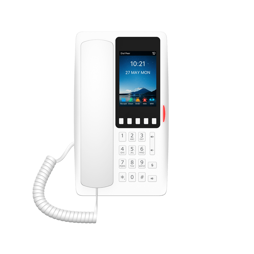 VoIP Telefonia IP VideoconferenciaFANVILH6WWTeléfono IP WiFi Hotelero PoE Pantalla 3.5" Puerto USB Fanvil H6WW - SILYMX