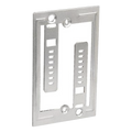 Soporte de Baja Tensión Galvanizado, Para una Placa de Pared, Instalación Con Tornillo, Paquete de 100 Piezas