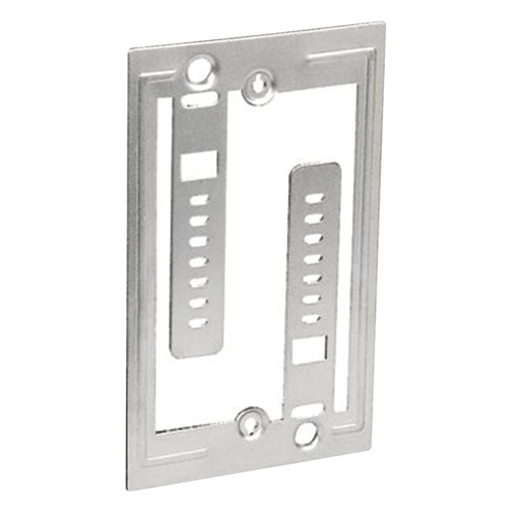 Soporte de Baja Tensión Galvanizado, Para una Placa de Pared, Instalación Con Tornillo, Paquete de 100 Piezas