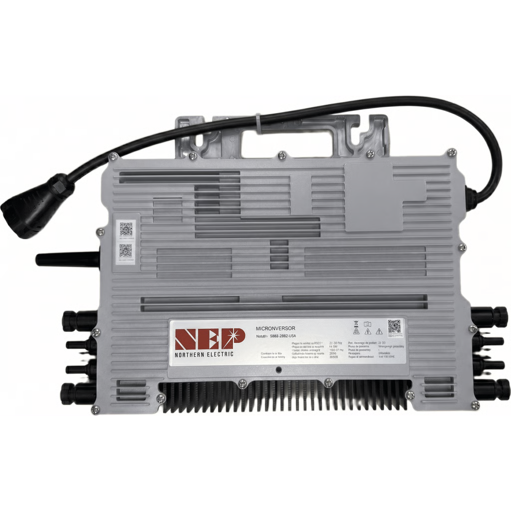 Microinversor Solar 2.25kW 220Vca On-Grid 4 Modulos 750W IP67 WiFi NEP BDM2000240A
