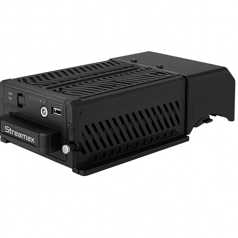DVR Móvil Multiplataforma 4 Canales AHD 2 Megapixel + 4 canales IP Almacenamiento en HDD H.265 Soporta 4G WiFi GPS XMRX3NPRO