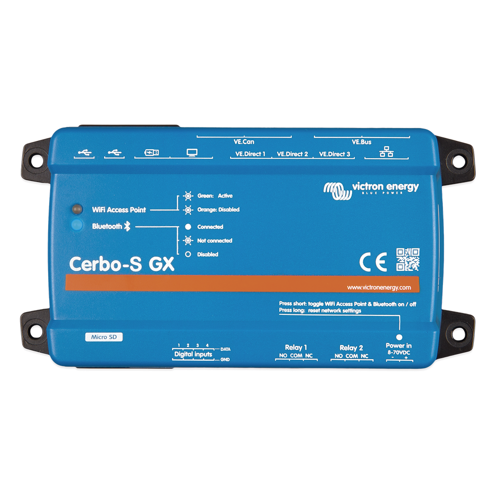 Cerbo-S GX / Centro de comunicaciones / Monitoreo Remoto para Sistemas Victron