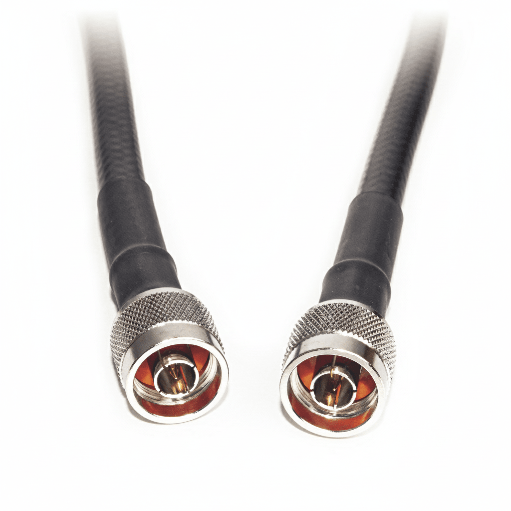 Jumper Coaxial / 15 m (49.2 ft) / Conector N Macho / LMR400 Equivalente / Blindaje >90 dB / 50 Ohm