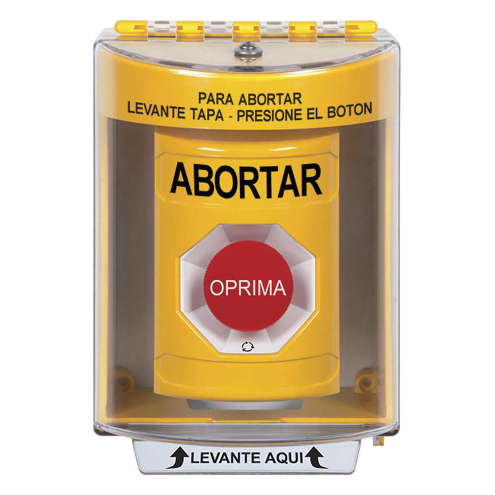 Botón de Abortar / Tapa Policarbonato Super Resistente / Girar para Restablecer / UL/cUL / -40°F a 250°F (-40°C a 121°C)