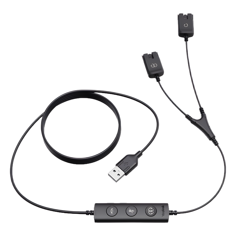 Cable para Entrenamiento en “Y” para Diademas Yealink de la Serie YHS (1 PIEZA)