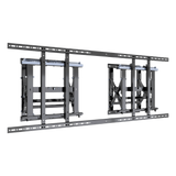 Soporte Modular para Pantallas / Altura Ajustable 200 a 1600 mm (7.9 a 63.0 in) / Ancho 600 mm (23.6 in) / Profundidad Ajustable 134 a 300 mm (5.3 a 11.8 in) / Montaje Horizontal y Vertical / Acero 10.2 mm