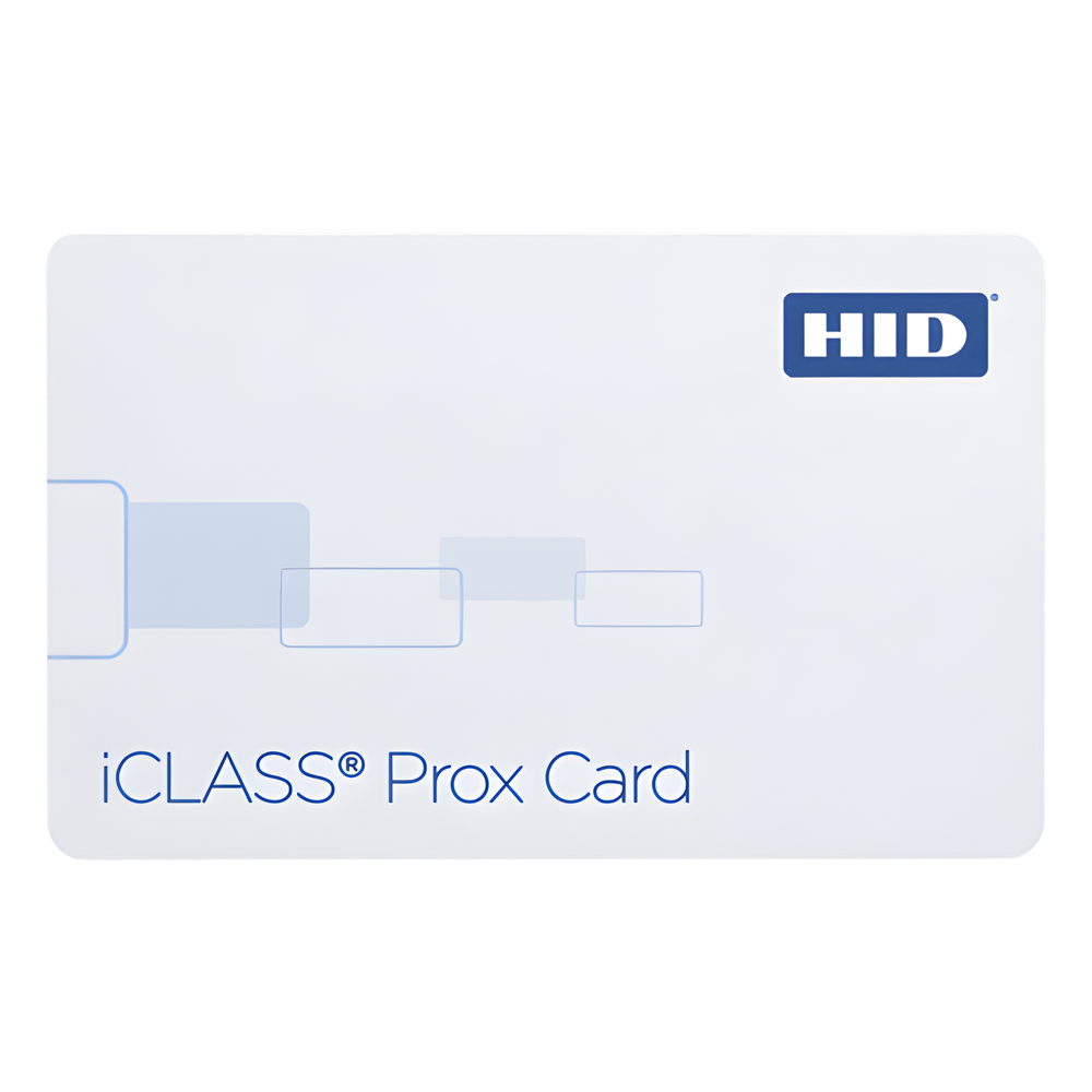 Tarjeta de Proximidad iCLASS / 32kb / PVC / Formato H10301 26-bit / Diseño Delgado / Mínimo 100 unidades