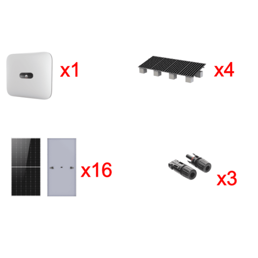 Kit Solar Interconexion  / 10kW  220Vca / Inversor HUAWEI / Montaje Incluido  