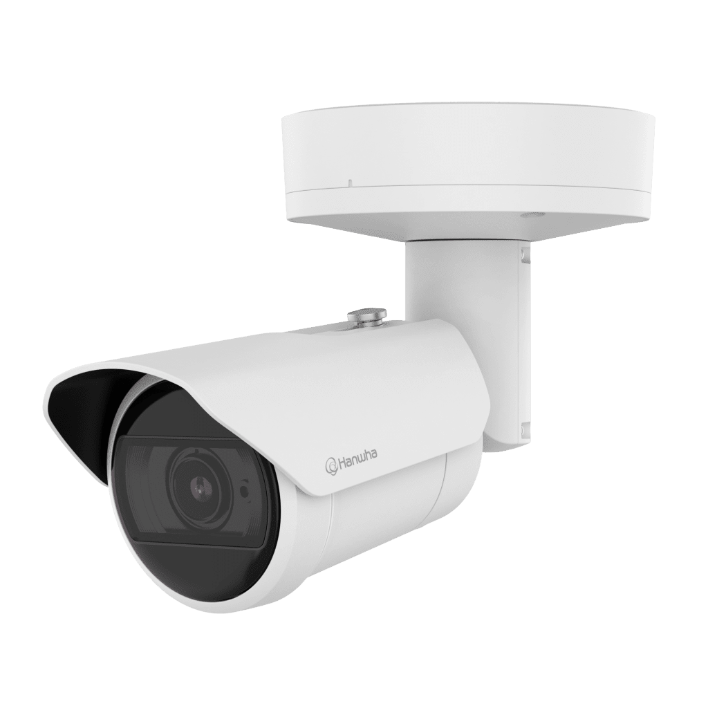 Camaras IP BalaHANWHA VISIONXNO-A9084RCámara Bullet IP 8MP Zoom Varifocal Motorizado 4.4 - 9.3mm IR 40m PoE WDR 120dB Hanwha Vision XNO - A9084R - SILYMX