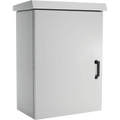 Gabinete Para Exterior OSP ComLine de 18 UR, 700 mm de Ancho, 600 mm de Profundidad De Aluminio, Color Gris Claro Con Protección NEMA 4/12/4X/3/3R; IP66