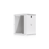 Gabinete Ubiquiti UniFi 12U 550 x 450 mm – Rack Cerrado para Pared con Vidrio Templado y Ventilación Integrada UACC-RACK-12U-WALL-450-G - SILYMX