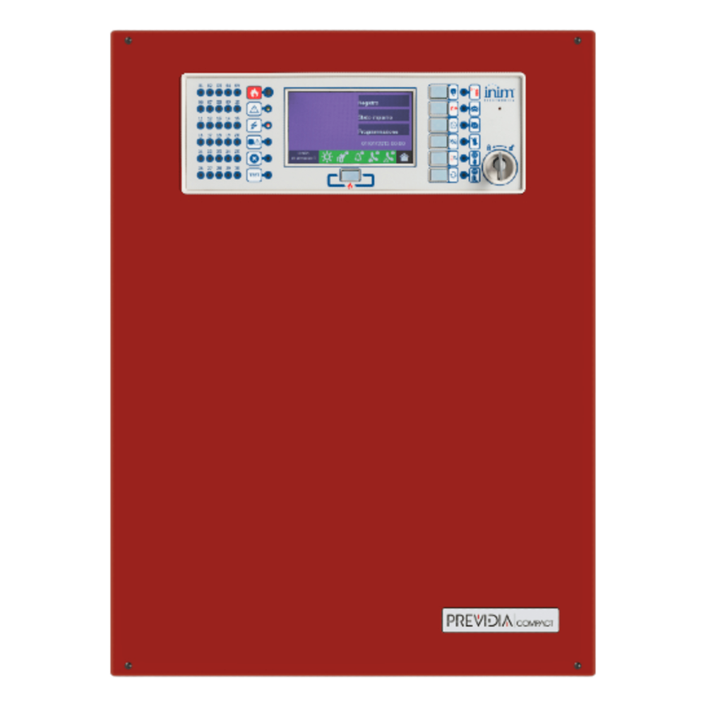 Central de Detección de Incendio Direccionable / 2 Lazos / 480 Puntos / Pantalla Táctil 4.3" / Gestión Cloud / Red 50 Nodos / EN54 y UL