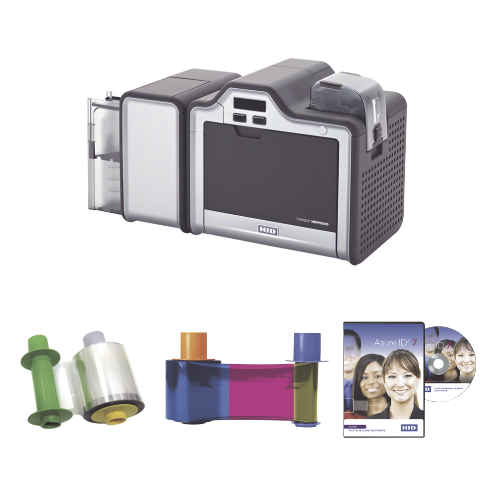 Impresora de Retransferencia / Doble Cara / 300 dpi / 24 seg por Tarjeta / Alimentador 200 Tarjetas / USB