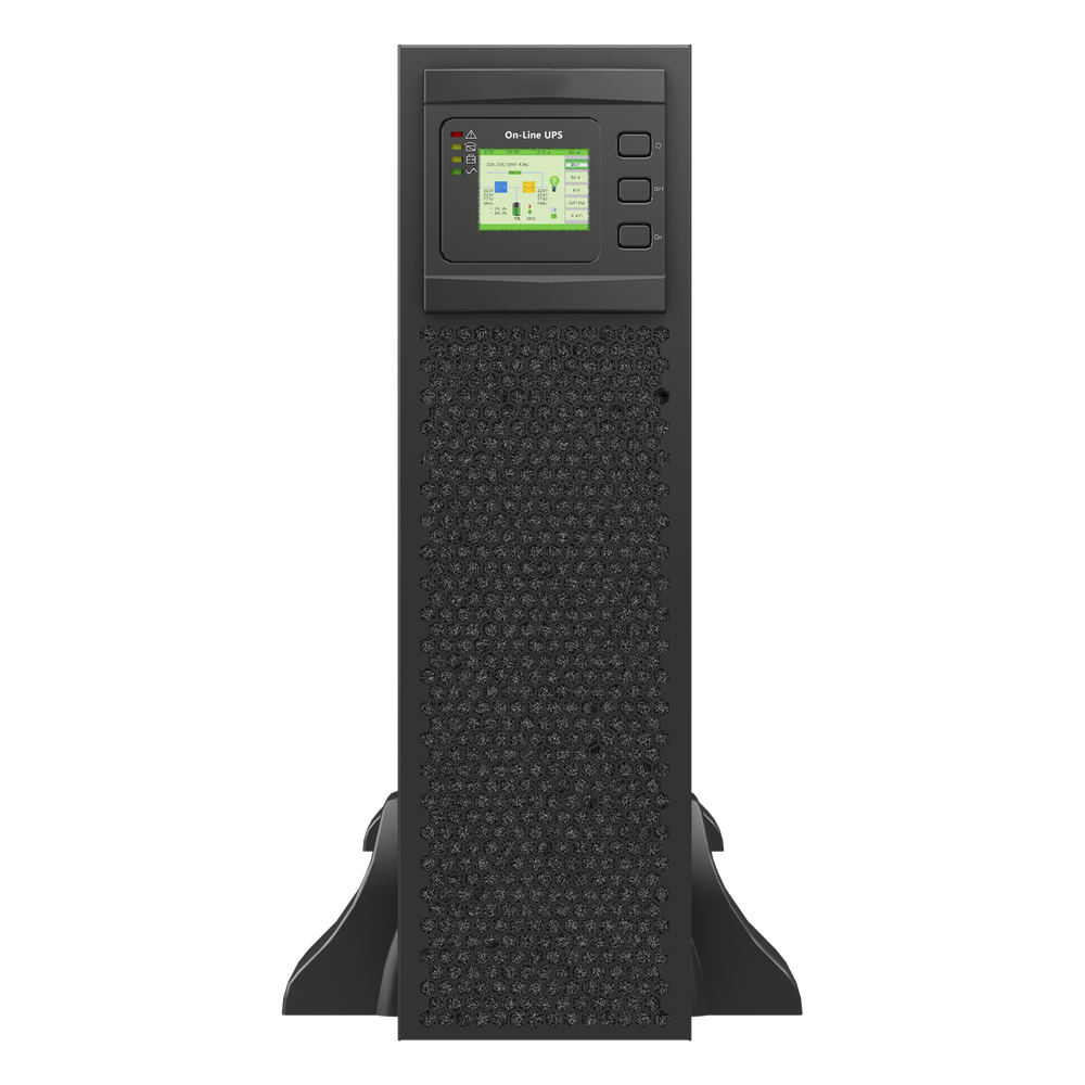 UPS Online / 10 kVA / 10 kW / Doble Conversión / Entrada Trifásica 200-240 Vac / 10 Salidas NEMA / Rack 8U / 157.4 kg