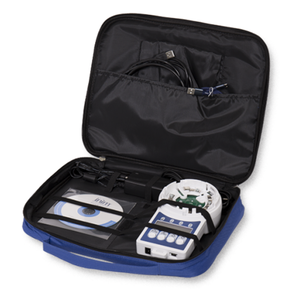 Kit de Configuración y Diagnóstico para Detección de Incendios / Programador LCD Gráfico 96x32 / Mapeo Automático de Bucles / Tecnología Versa++ / 200 Dispositivos por Bucle / Baterías LiFePO Recargables
