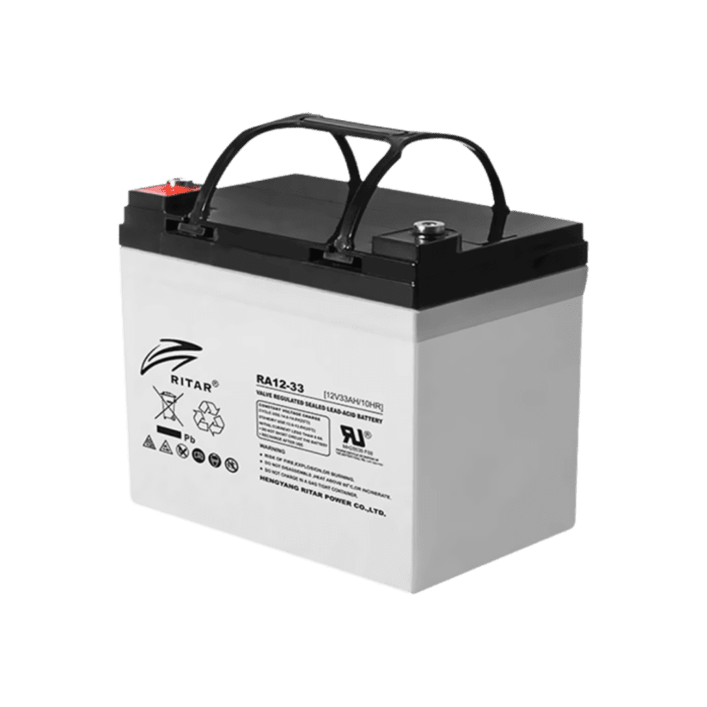 BateriasRITARRA1233Batería 12 Vcc 33 Ah Tecnología AGM - VRLA Aplicaciones de UPS Respaldo Ritar RA1233 - SILYMX