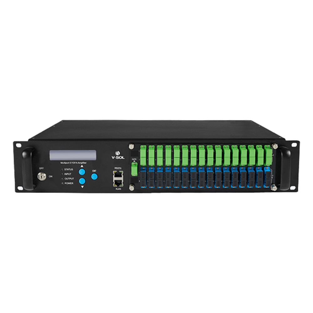 Amplificador Óptico EYDFA de 32 Puertos de 1550nm