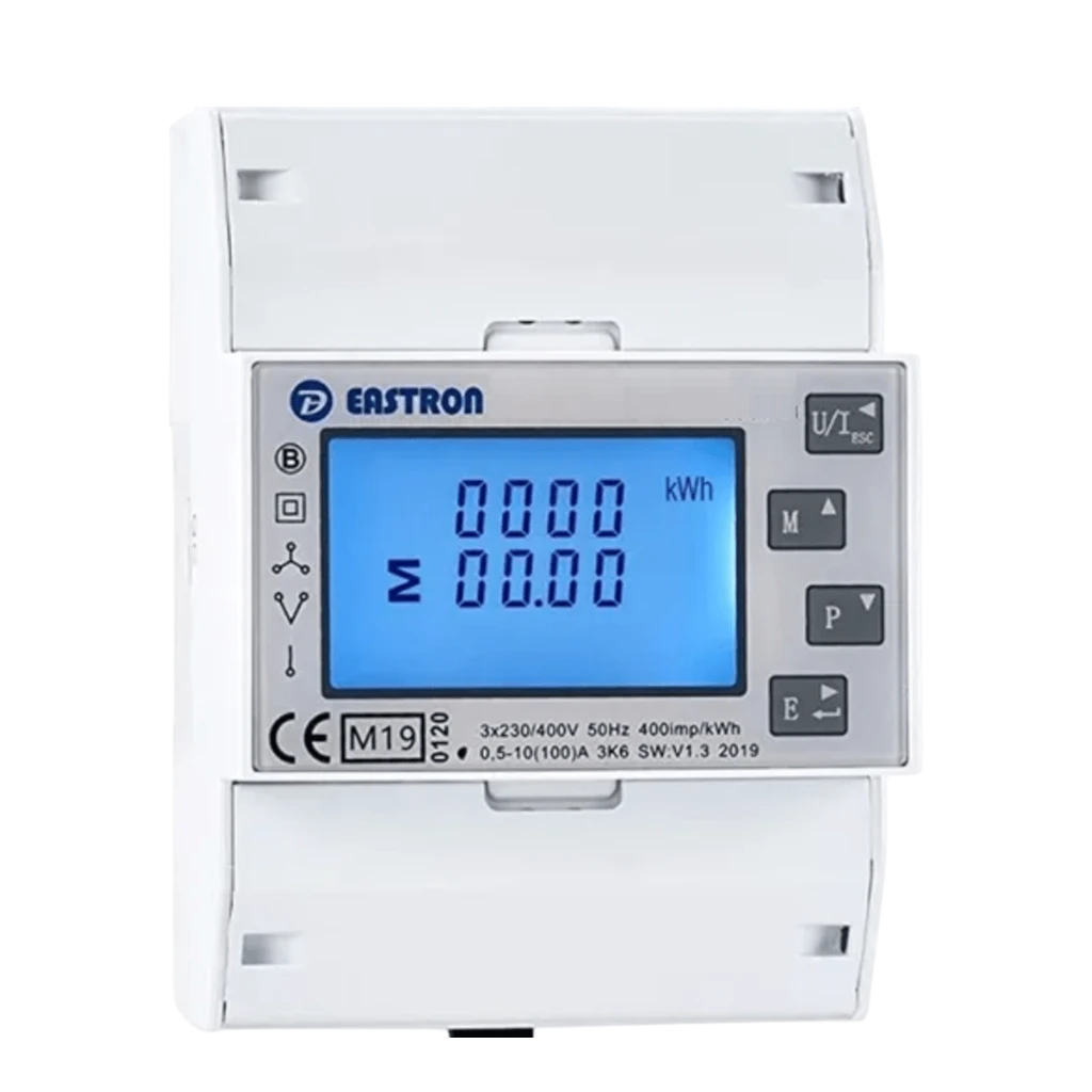 Medidor de Energía Trifásico / SDM630MCT-LoRa / Clase 1 y 0.5s / MID y ETL Certificado / Transformador de Corriente 1-5A / LoRaWAN Integrado / Medición Bidireccional kWh y kVArh