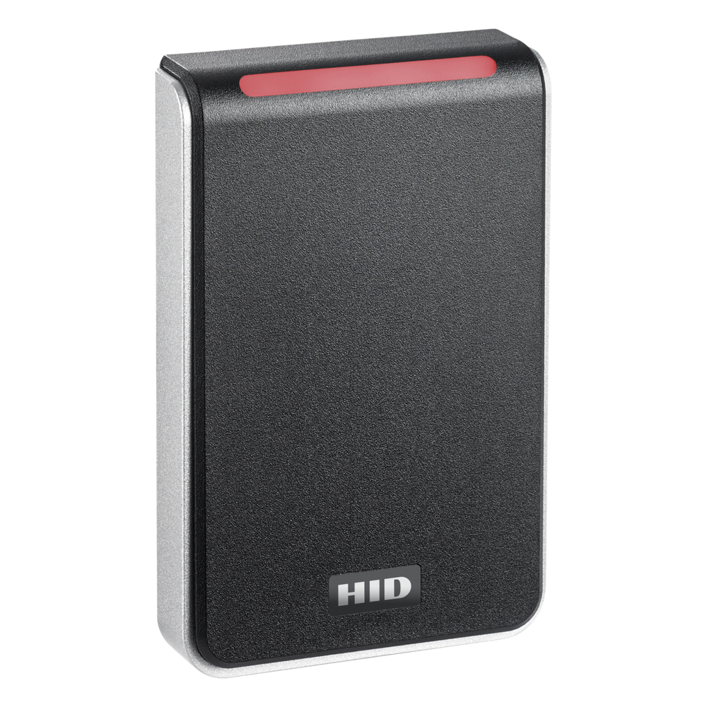 Lector de Control de Acceso / Multitecnología SEOS, iCLASS, MIFARE / Wiegand y OSDP / 80x121.5x19.5 mm / 3.15x4.78x0.77 in