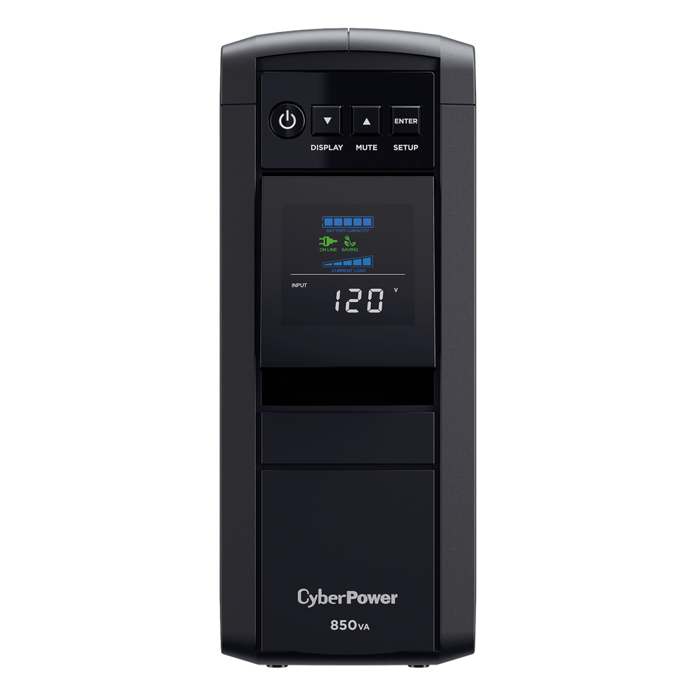 UPS de 850 VA/510 W, Topología Línea Interactiva, Entrada 120 Vca NEMA 5-15P, Onda Senoidal Pura, Tipo Torre, Con 10 Tomas NEMA 5-15R