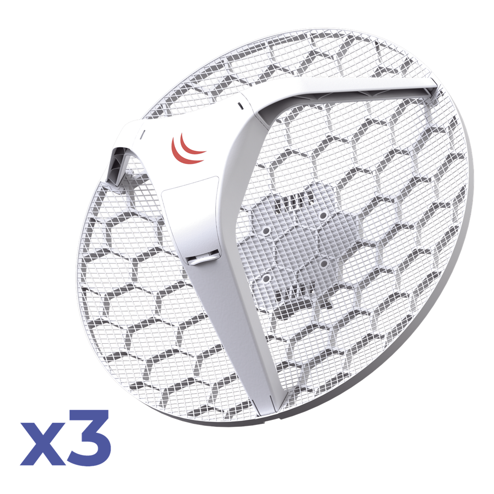 Kit CPE/PtP / 5 GHz / 802.11a/n / Antena 24.5 dBi / 600 MHz / 316 mW / 25 dBm