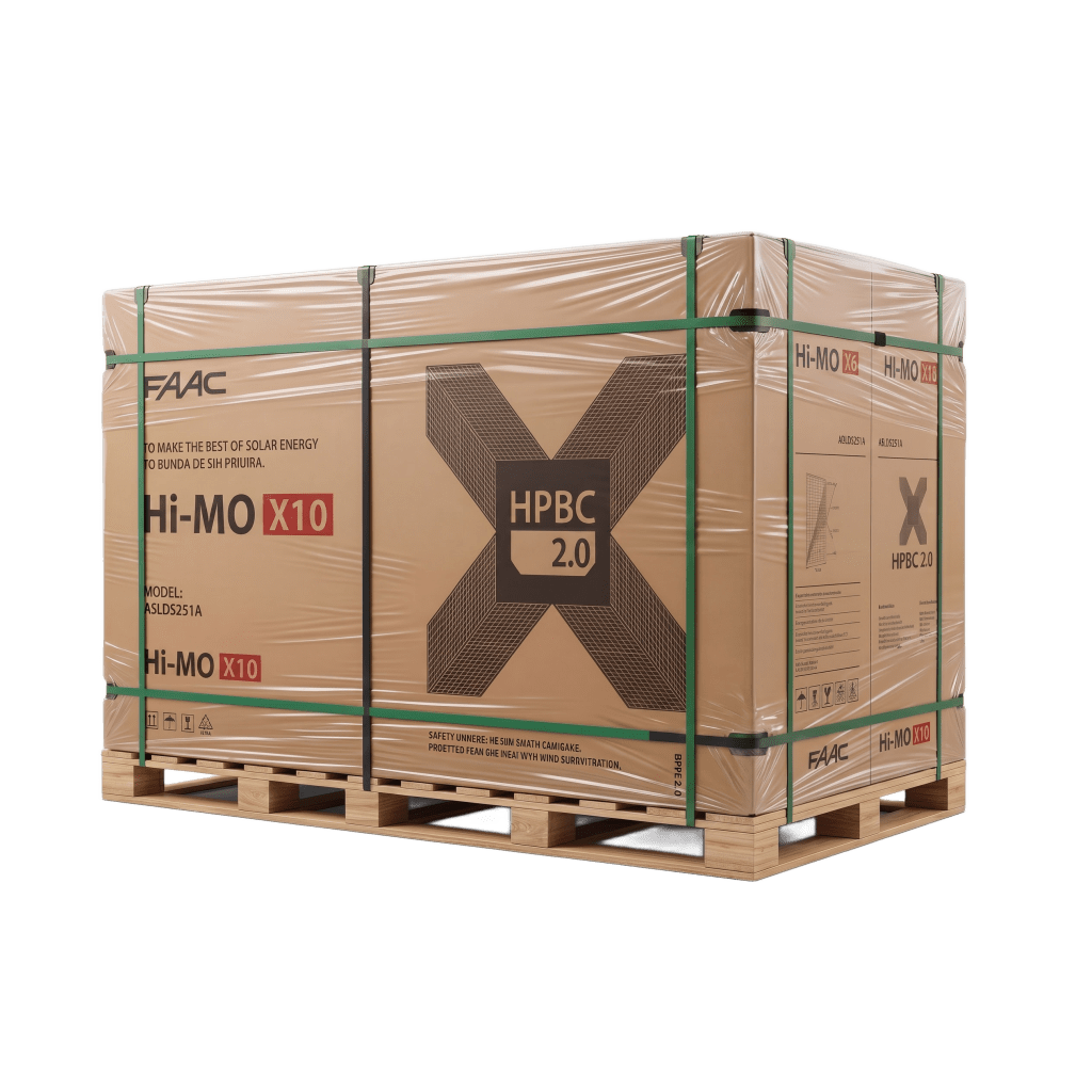Pallet Con 36  Modulos LR772HVH645MLONGi Hi-MO X10 Explorer / 645 W / HPBC 2.0 / 23.9% Eficiencia / Monocristalino