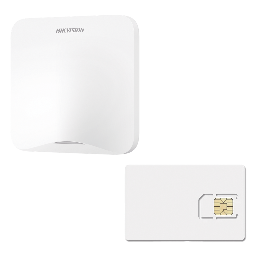 Kit de Alarma Inalámbrico / 16 Zonas o Salidas / Wi-Fi / 3G/4G / 600 MB 1 Año / Alcance 1200 m (3937 ft) / P2P